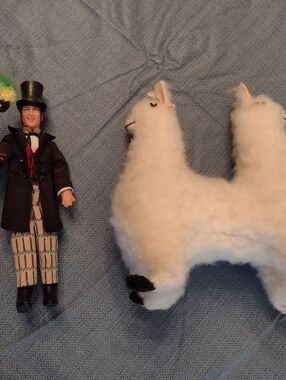 Vintage 1967 Dr. Dolittle Doll And Plush Push Me Pull You